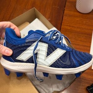 New Balance 4040 V7 Royal Blue Mens Baseball Cleats